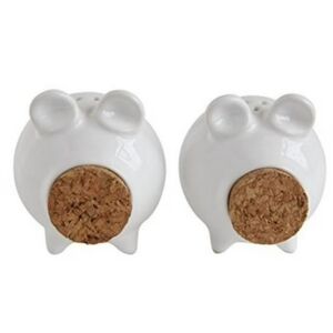**SOLD** Crates & Barrel Pig Shaped Salt and Pepper Shakers